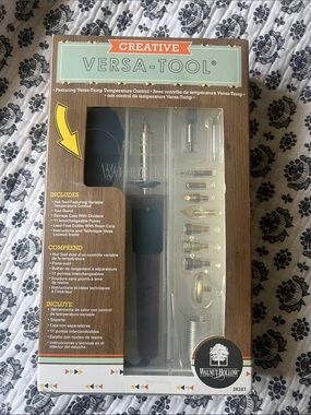 Walnut Hollow Creative Versa-Tool Woodburning Kit - Teal & Brown